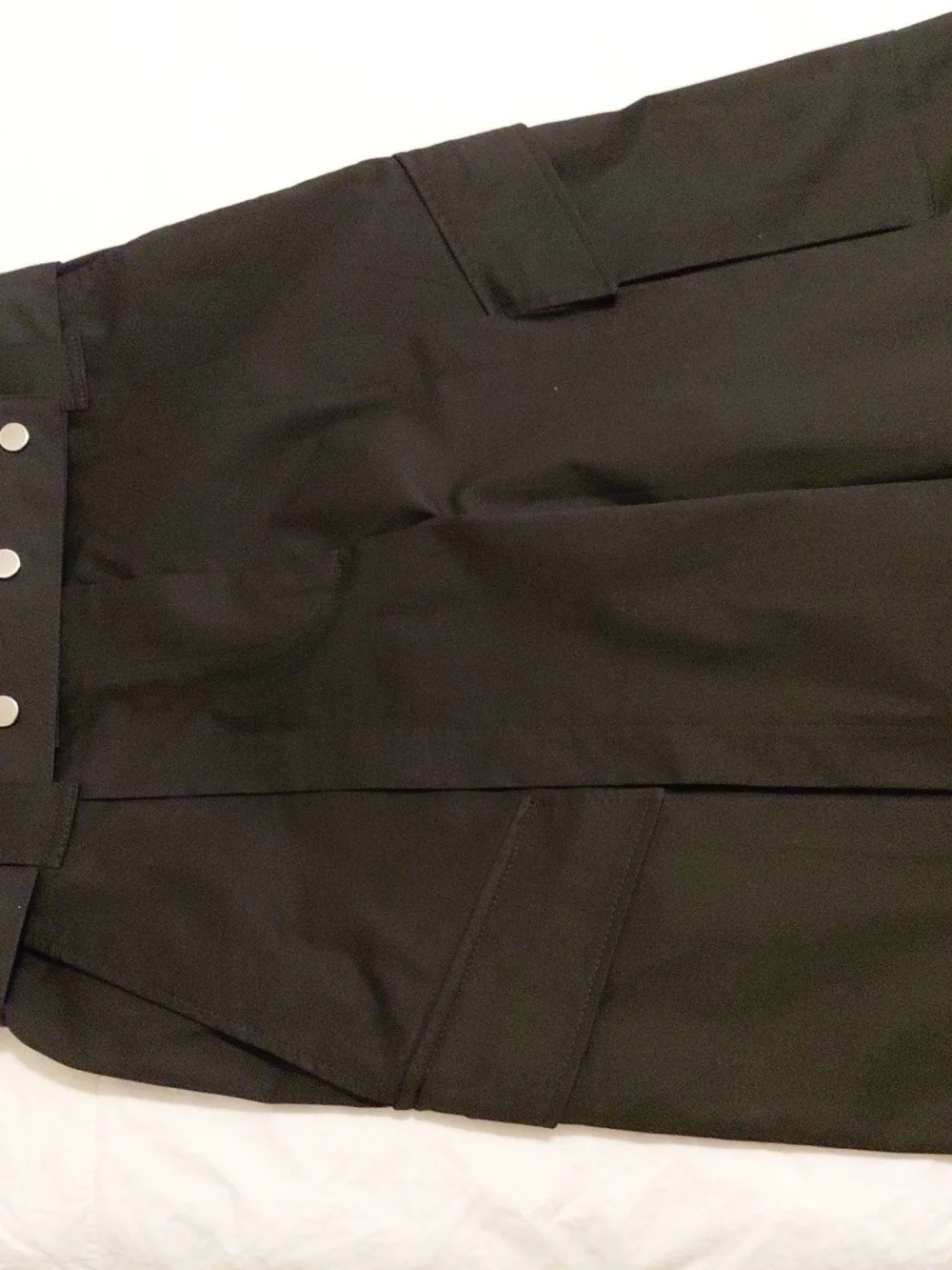 NWT IRO High waist wide leg pants Melania black Size 0